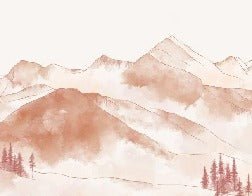 Carta da parati dei monti Aravis