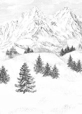 Sfondo della montagna di Chamonix