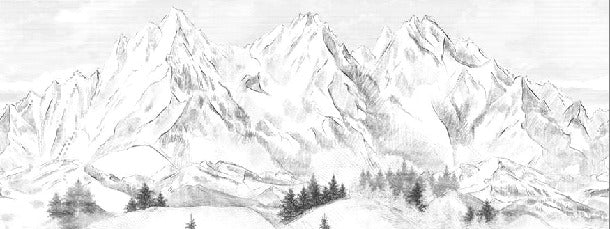 Sfondo della montagna di Chamonix
