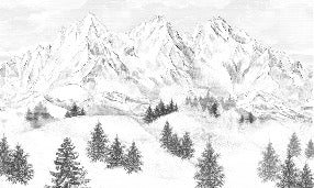 Sfondo della montagna di Chamonix