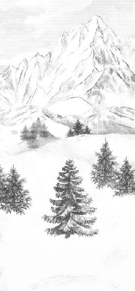 Sfondo della montagna di Chamonix