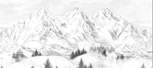 Sfondo della montagna di Chamonix