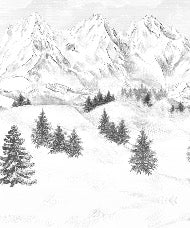 Sfondo della montagna di Chamonix