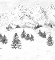 Sfondo della montagna di Chamonix