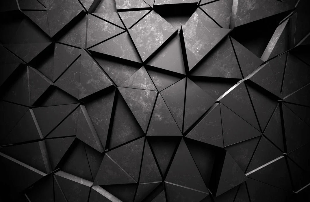 Papier peint 3D Black Perspective, XXL, tendance