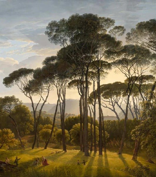 Carta da parati hall paesaggio storico Italia