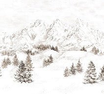 Alpi montagna carta da parati