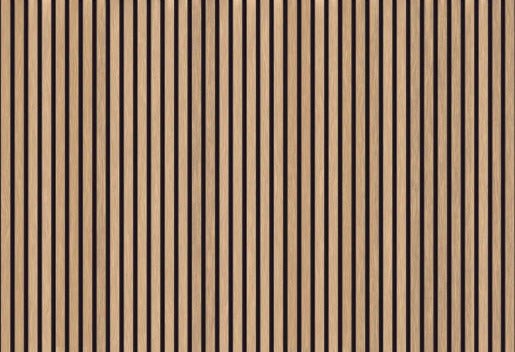 Carta da parati a strisce di legno effetto quercia
