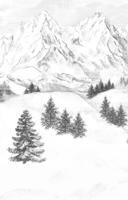 Sfondo della montagna di Chamonix