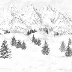 Sfondo della montagna di Chamonix
