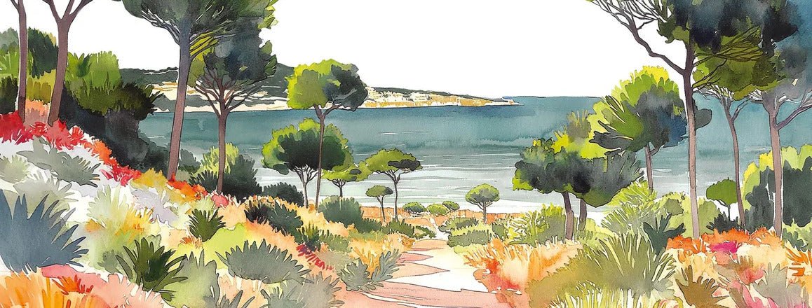 Carta da parati panoramica estiva