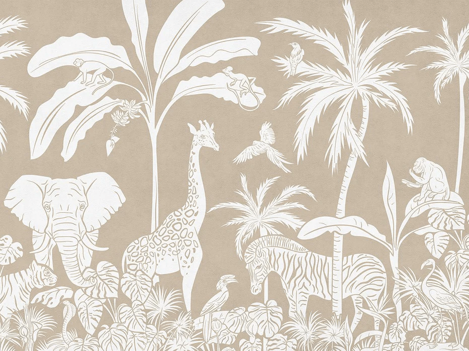 Carta da parati antica - H210cm x L142cm - Materiale Softouch