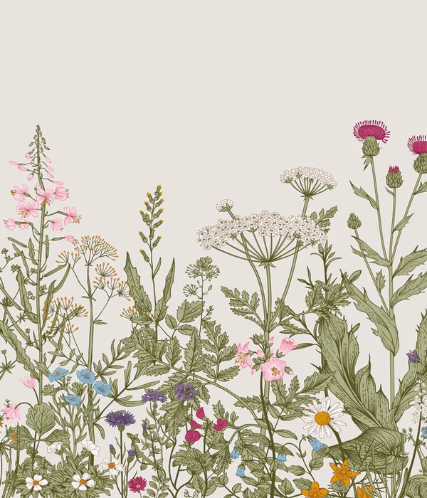 Carta da parati antica - H210cm x L142cm - Materiale Softouch