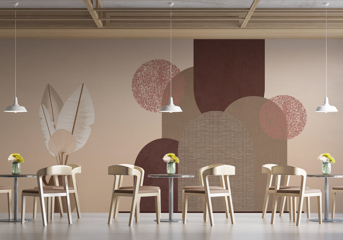 Design Design Decorative Art Bistro Wallpaper