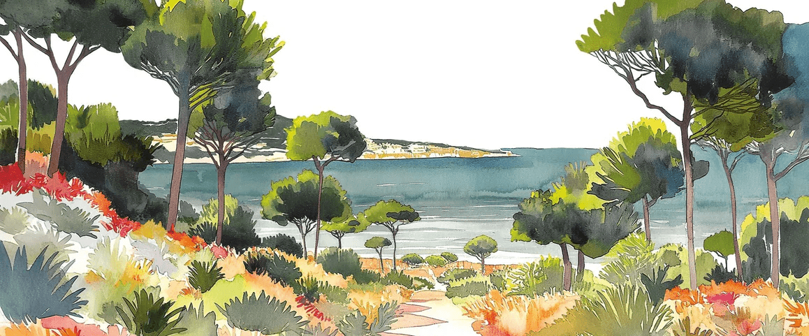 Papier Peint Air Estival - H158cm x L380cm - Matière Softouch - Muralconcept