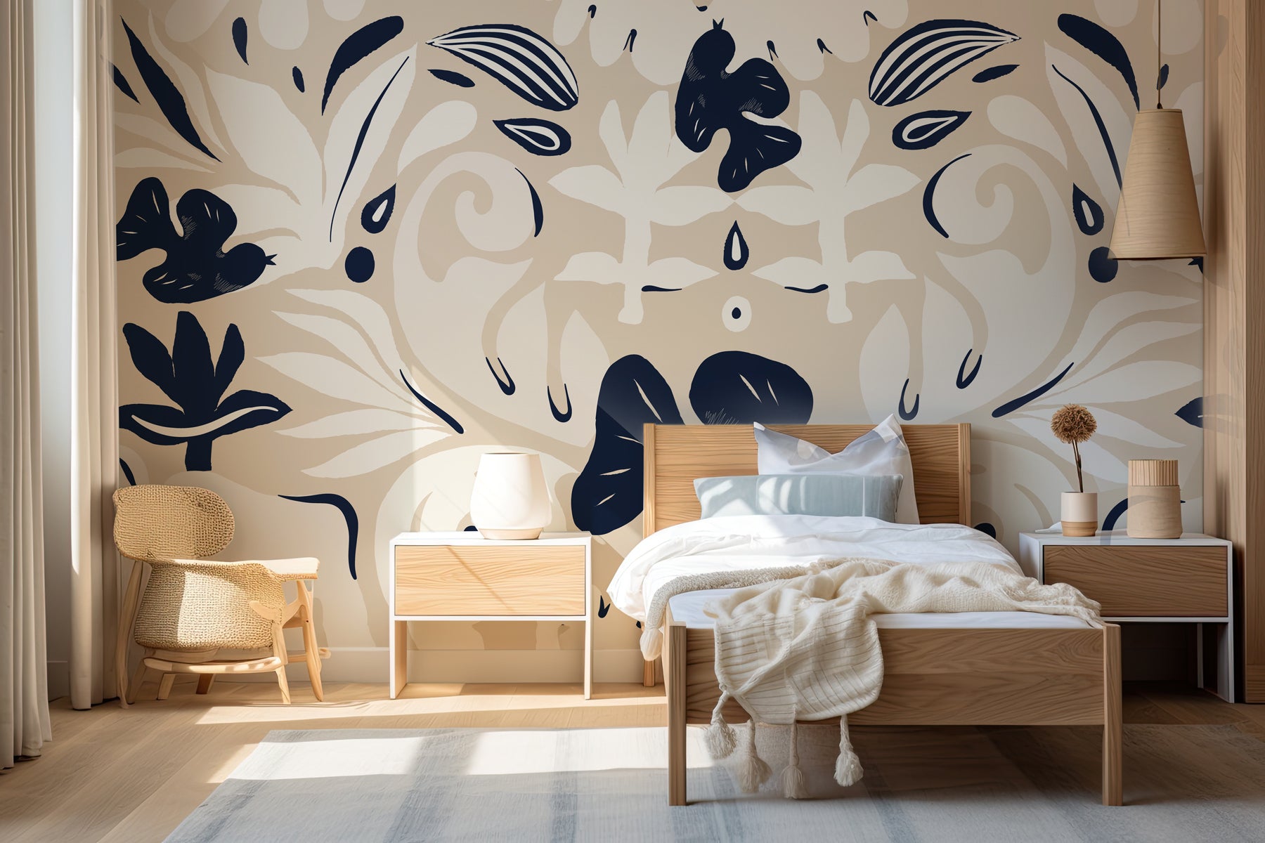 Papier peint hirondelles, XXL, tendance