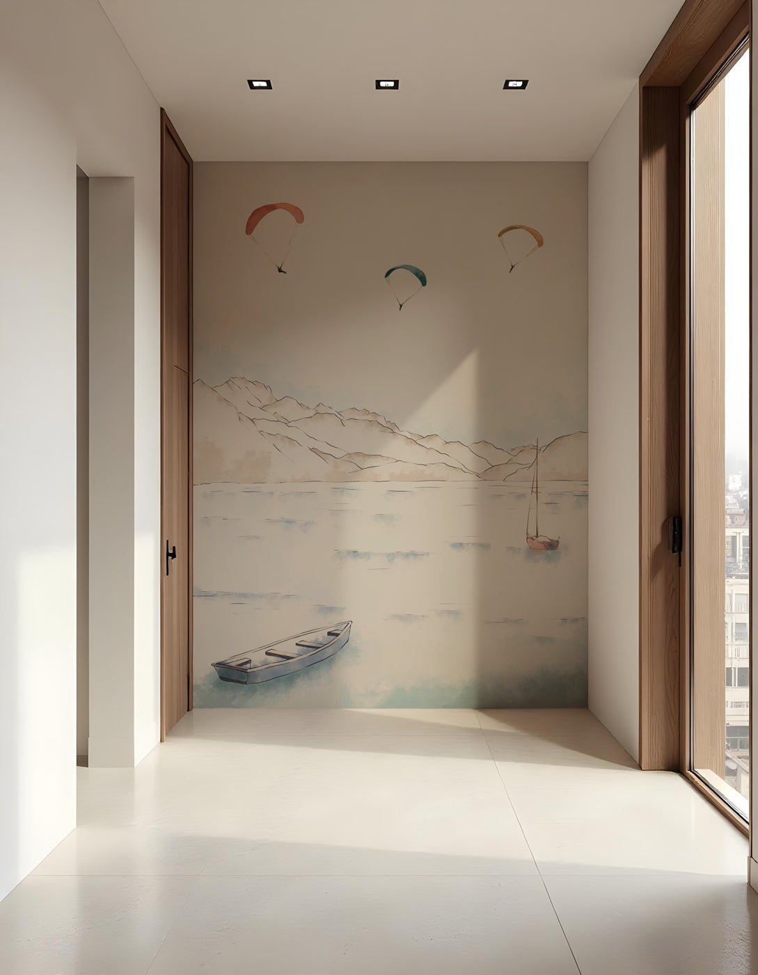 Papier peint Annecy, cimes & art, XXL, tendance