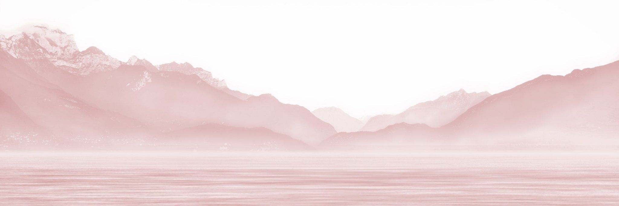 Papier peint Annecy et son lac paisible rouge, mural concept, tendance