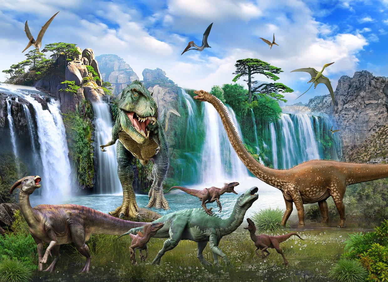 Papier peint Dinosaures 3D, mural concept, tendance