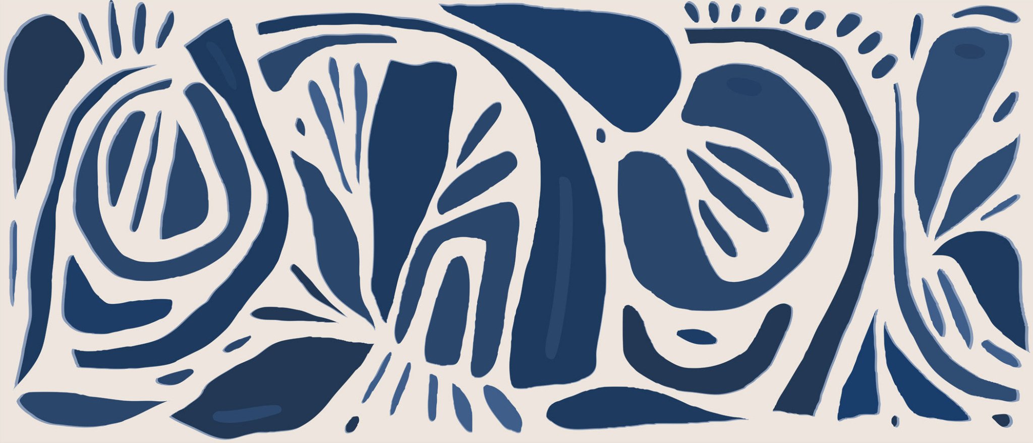 Papier peint panoramique les Cyclades, mural concept, tendance