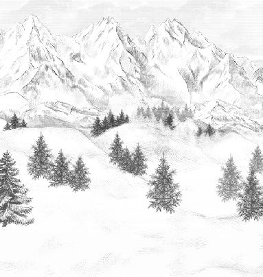 Sfondo della montagna di Chamonix