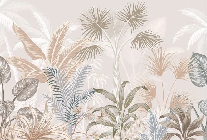 Papier peint panoramique jungle terracotta, XXL, tendance