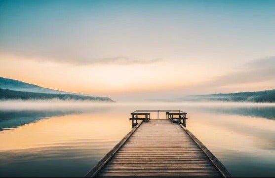 Papier peint photo vue lac, XXL, tendance