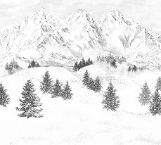 Sfondo della montagna di Chamonix