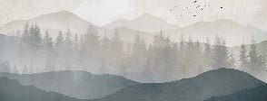 Carta da parati panoramica della natura in bianco e nero