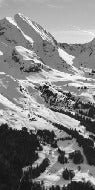 Carta da parati Aravis in bianco e nero