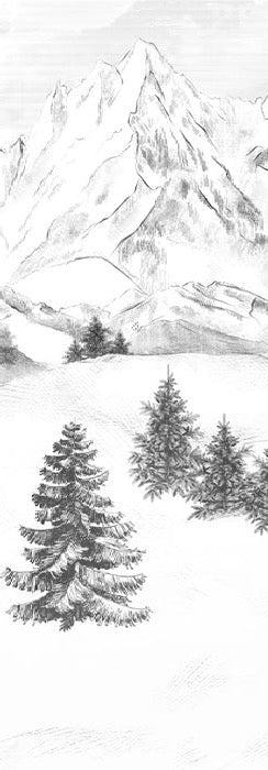 Sfondo della montagna di Chamonix