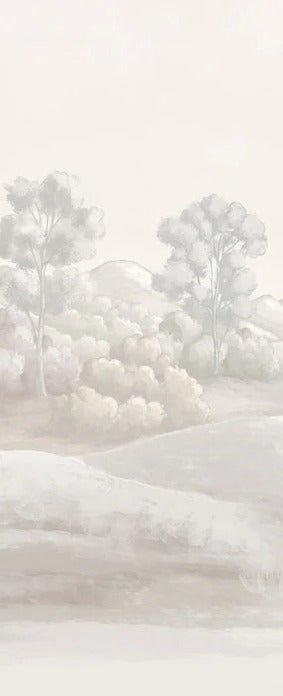 Papier peint paysage poétique sépia, XXL, tendance