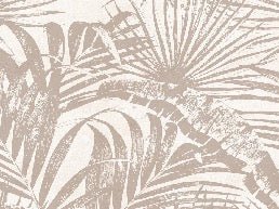 Carta da parati monocromatica con foglie di giungla