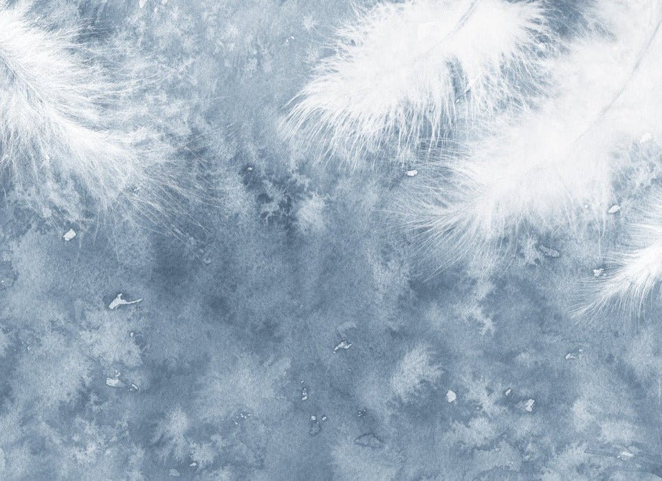 Papier peint Plume Blanche, XXL, tendance