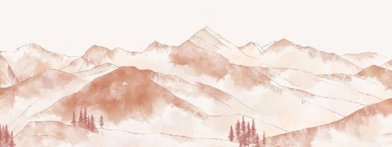 Carta da parati dei monti Aravis