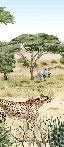 Carta da parati della savana segreta per bambini