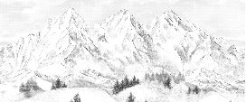 Sfondo della montagna di Chamonix