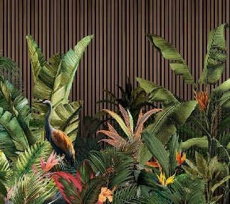 Carta da parati panoramica tasseau vegetal