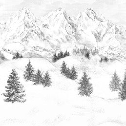 Sfondo della montagna di Chamonix