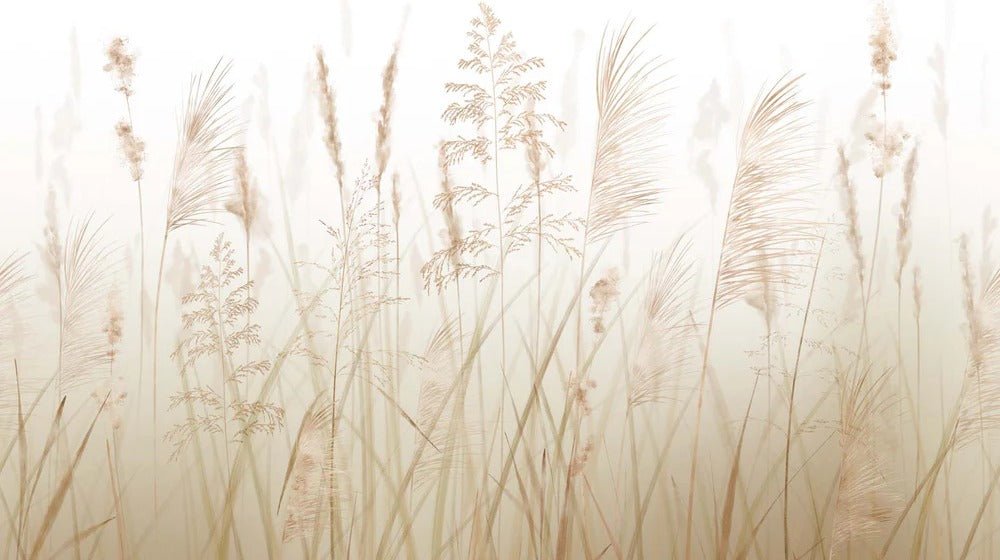 Papier peint fleur des champs de blé, XXL, tendance