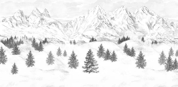 Papier peint Aiguilles d'Arves, XXL, tendance