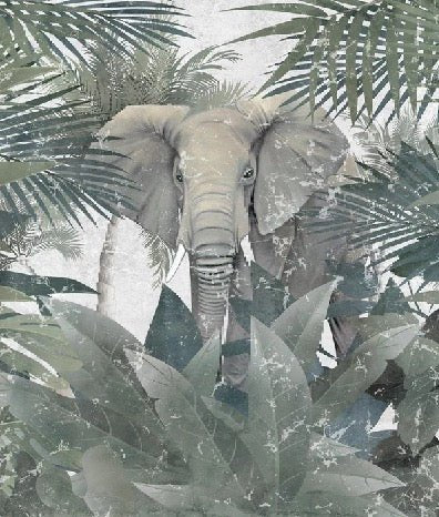 Carta da parati Amazon Elephant