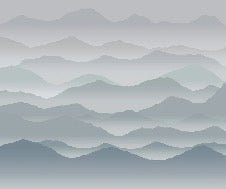 Carta da parati panoramica cimes mist