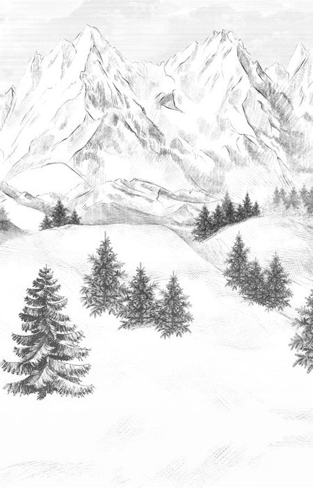 Sfondo della montagna di Chamonix