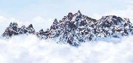 Carta da parati Mont Blanc toile des Cimes