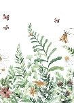 Carta da parati floreale per bambini