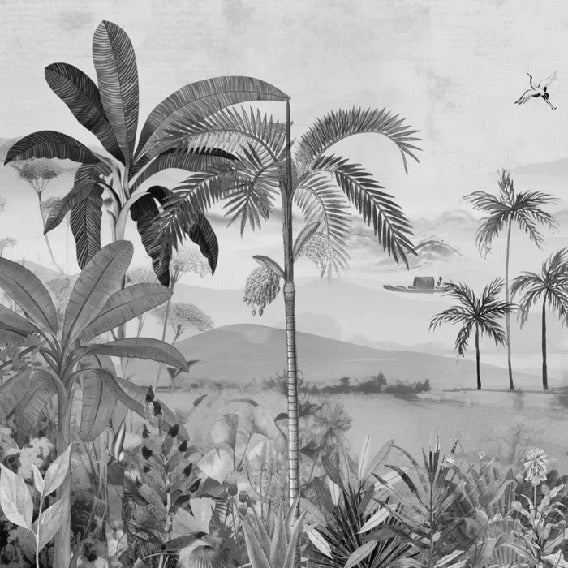 Papier peint l'art de la jungle peint, XXL, tendance