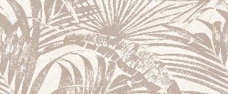 Carta da parati monocromatica con foglie di giungla