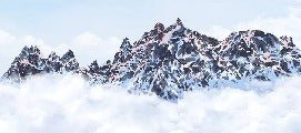 Carta da parati Mont Blanc toile des Cimes