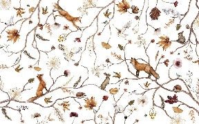 Sfondo dell'avventura nella foresta per bambini